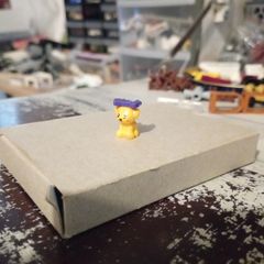 Lego animals yellow dog