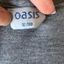 Grey Oasis top - sz 12 Image 3