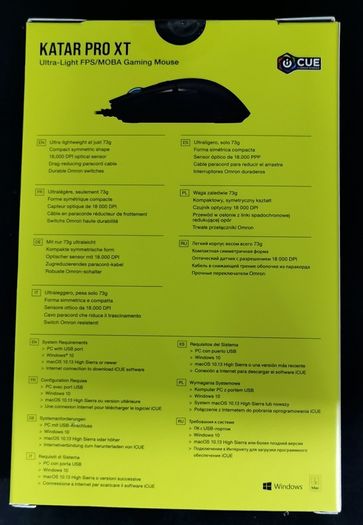 Corsair KATAR PRO XT iCUT Gaming Mouse
