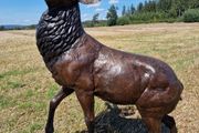 7 Feet Bronze Deer Sculpture