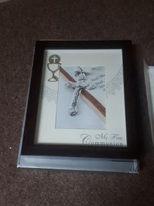 communion frame and keepsake card