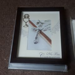 communion frame and keepsake card