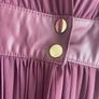 Zara wrap pleated dress burgundy size 14 New Image 3
