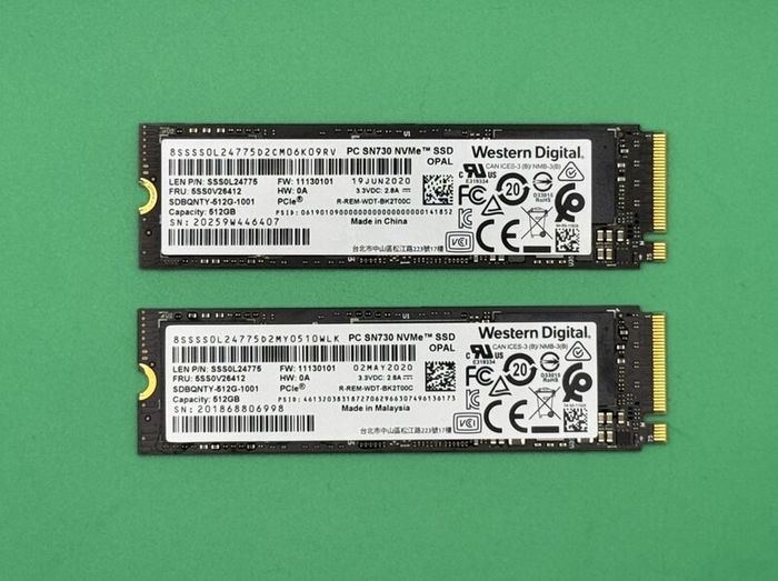 Western Digital Pc Sn730 512gb Nvme Ssd