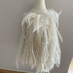 2 Laura Ashley Cream Feather Tie Backs