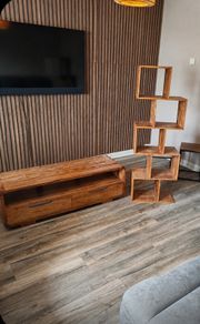 TV stand and Book case