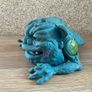 Vintage Drool Boglins Hand Puppet Blue Monster 1987 Image 4