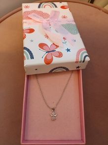 silver type  Angel necklace