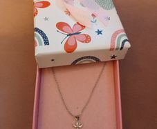silver type  Angel necklace