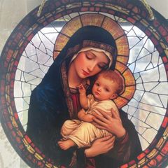Suncatcher Mary & baby Jesus
