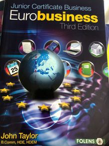 Junior Certificate Cycle Books - Eurobusiness Business Studies