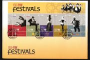 2017 Isle of Man Festivals Miniature Sheet Commemorative Stamps First Day Cover (FDC)