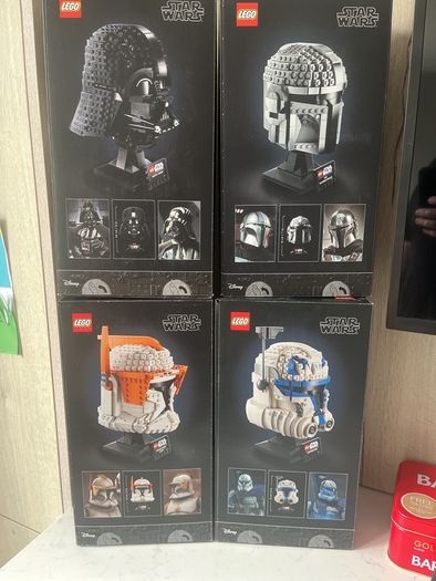 Lego  Star Wars Helmets