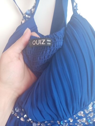 Navy blue debs/ ball gown dress