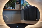 LED Bathroom Mirror Backlit Dual LED Touch Switch Made in EU High Quality Unique Shape