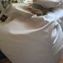 bean bags leather x 2 will sell separately Image 2