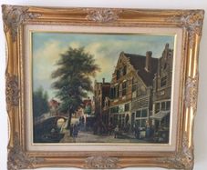 Art - Vintage Acrylic on Board ( J. Koerten)