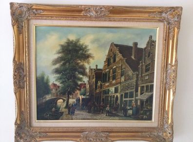 Art - Vintage Acrylic on Board ( J. Koerten)