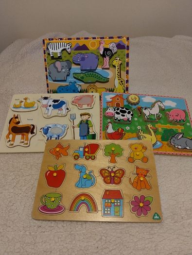 Wooden Jigsaw Puzzles X 4