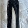 Adidas Women's Black Leggings with Pink Branding - size UK 8 Image 3