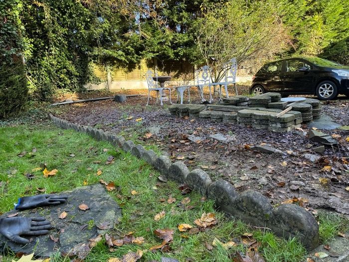 Reclaimed Reconstituted Stone Lawn/Border Edging