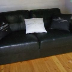 Leather sofa