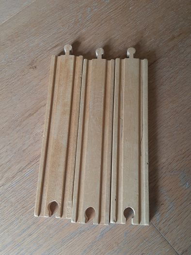 Assorted Brio type toy train track