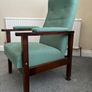 Vintage High-Back Armchair Image 3
