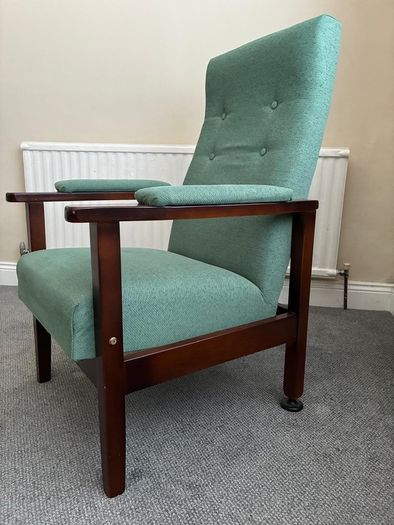 Vintage High-Back Armchair