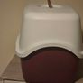 cat litter box with flap Image 2
