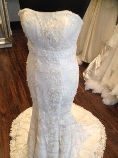 PRICE DROP - Ivory Lace Wedding Dress & Veil