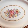 Large, beautiful oval serving platter by Arklow Pottery (Larne pattern / No. 2384) - Vintage from Ireland Image 5