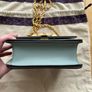 Tory Burch Handbag Leather Plain, Eggshell Blue (Good Condition) Image 7