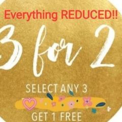3 For 2 On Everything - Choose Any 3 - Pay For 2 - Get 1 Free!!