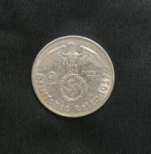 2 Reichsmark 1937 A - Germany (Berlin) WW2