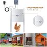 EU Stock Upgraded Timing Control Chicken House Automatic Door Opener 110-220V Pets Dog Door Opener Power Failure Protection Image 7