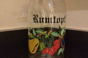 Rumtopf Large Vintage Kitchenalia 1970s Glass Jar