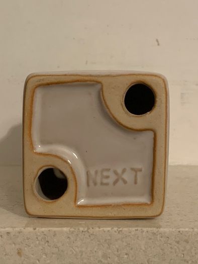 Cream & Gold House Ornament