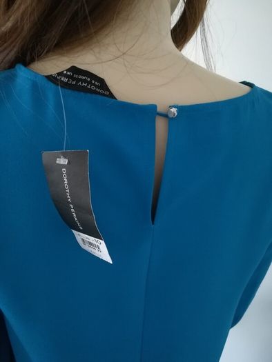 Blue-turquoise dress, size 10
