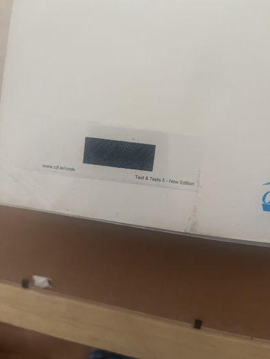 Text and Tests 5