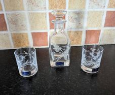 Duiske Glass Decanter and glasses