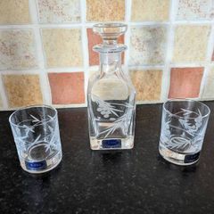 Duiske Glass Decanter and glasses