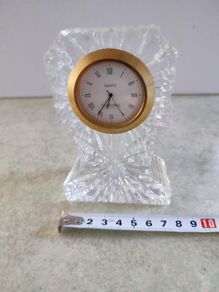 Cathdral Qurtez English Crystal Clock.
