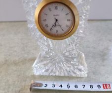 Cathdral Qurtez English Crystal Clock.