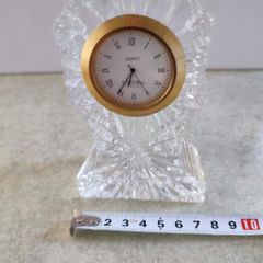 Cathdral Qurtez English Crystal Clock.