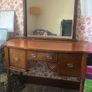 Vintage Dressing Table & Mirror Image 2