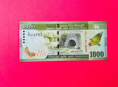 Sri Lanka  1000  Rupees. 2010  Pick 127a  ( Uncirculated )