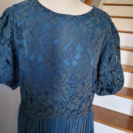 CurveWow teal occasion dress, Size 16, BNWT