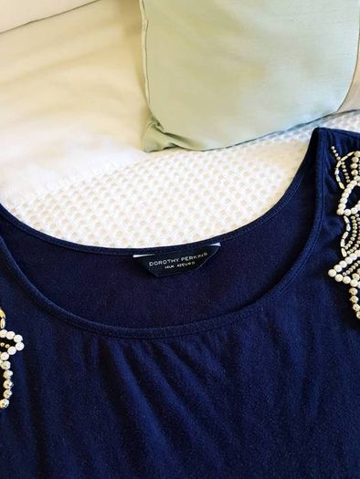 Dorothy Perkins Navy Dress - Size 14