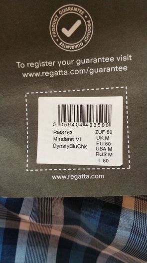 Regatta mens shirt M new